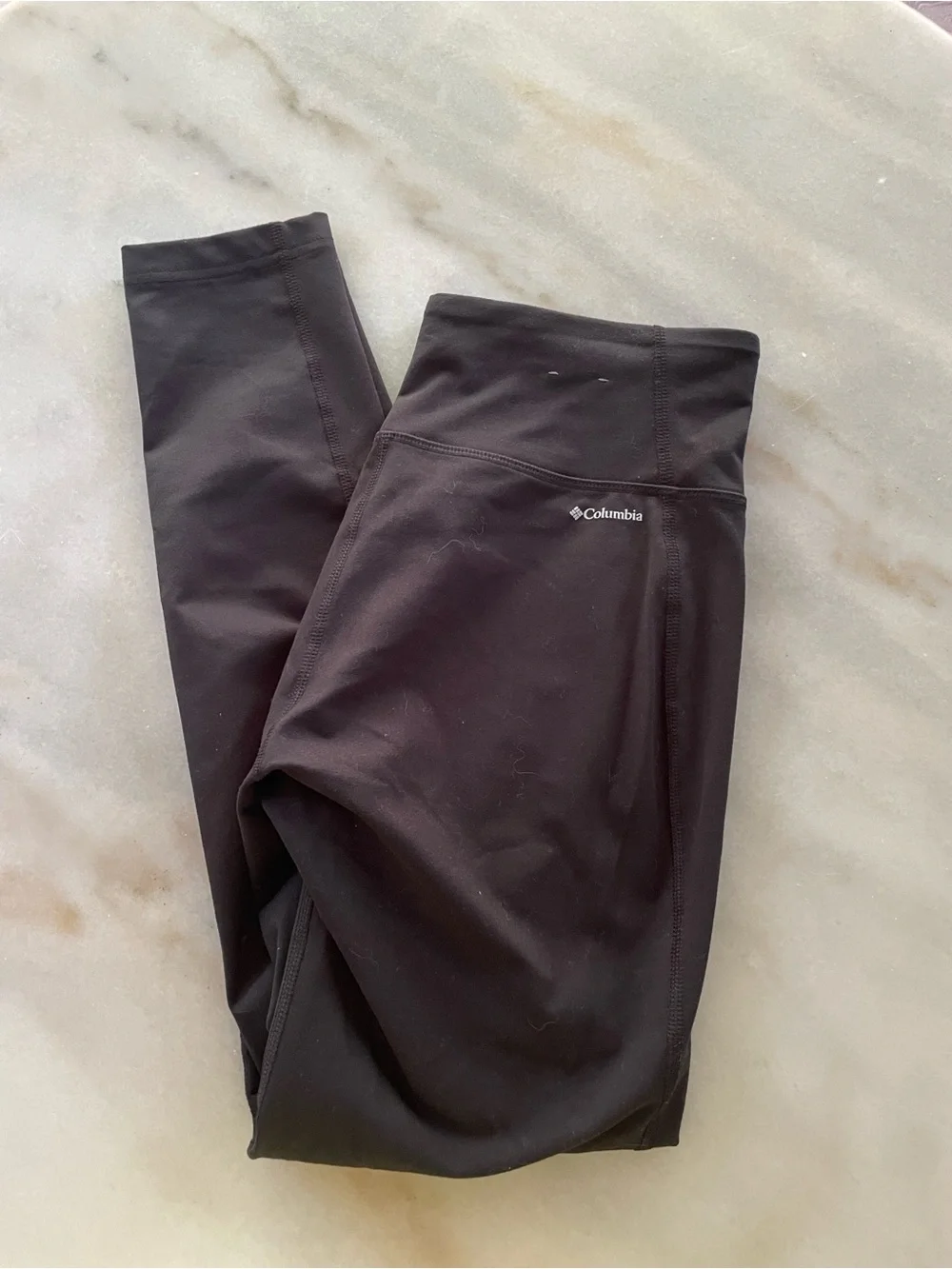 Columbia Black Performance Leggings - Slim Active Fit